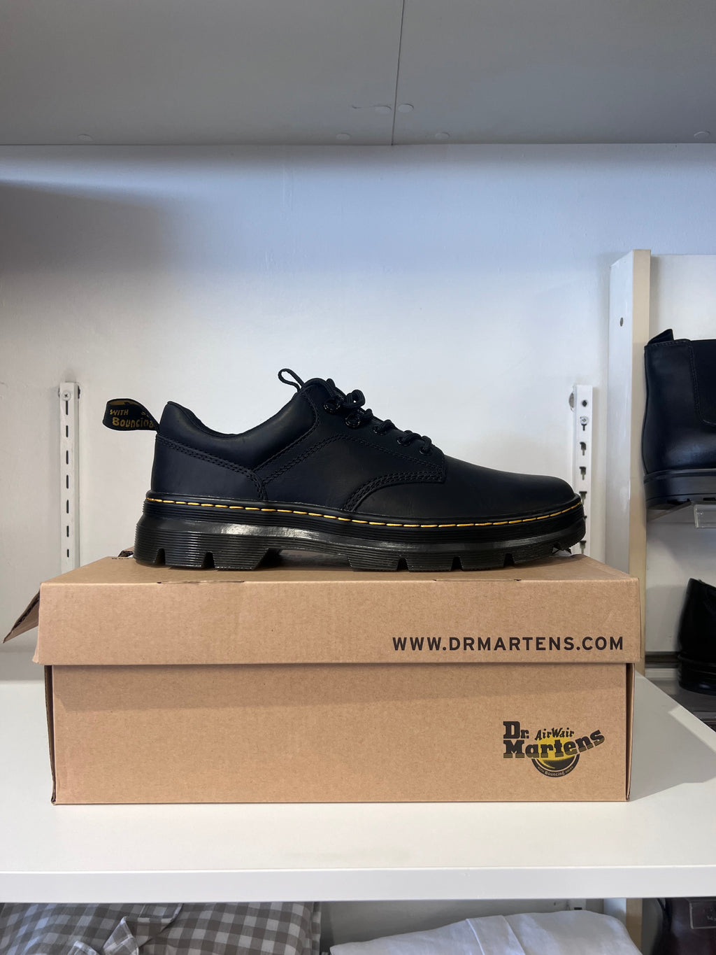 Dr. Martens Reeder Black Utility Shoe