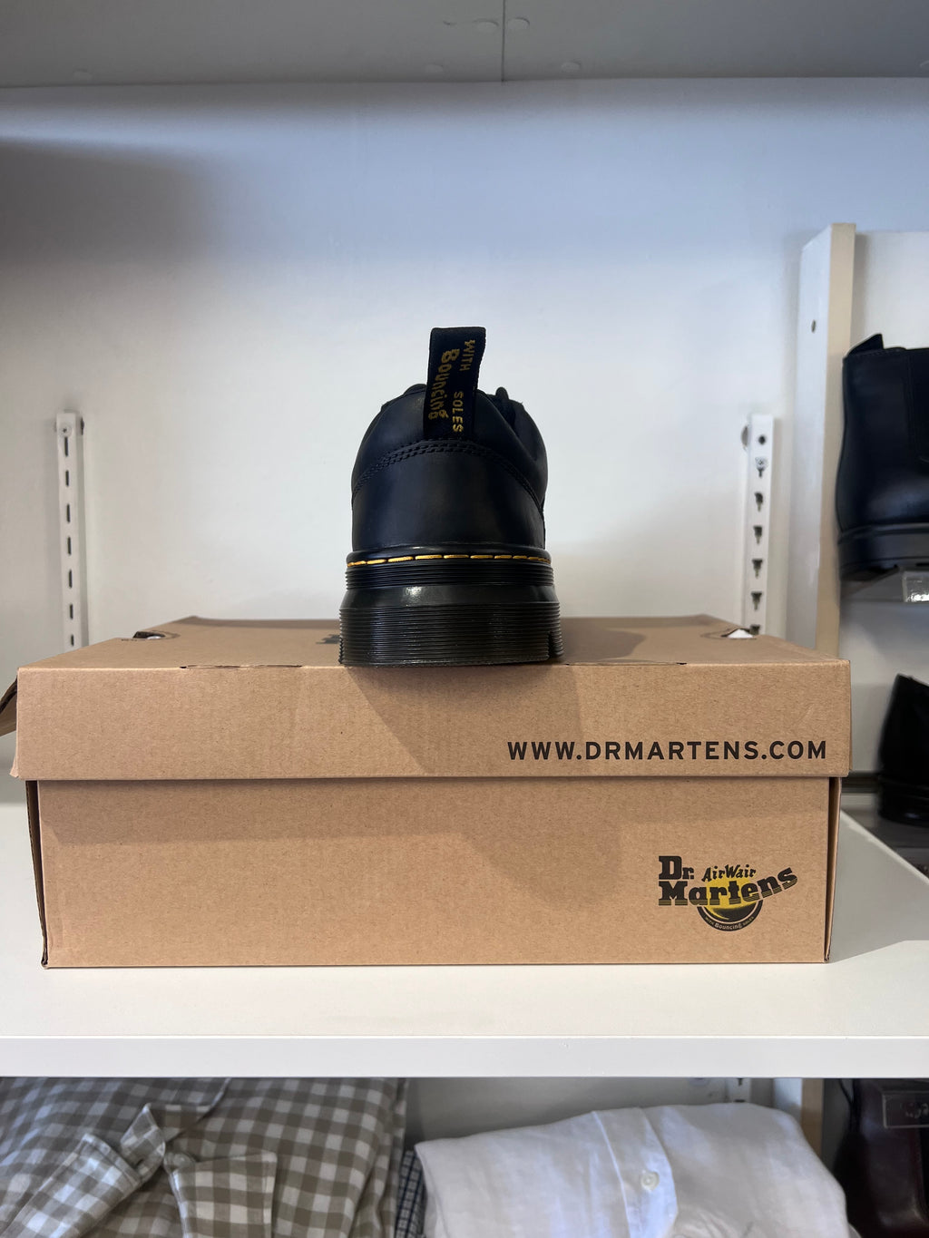 Dr. Martens Reeder Black Utility Shoe