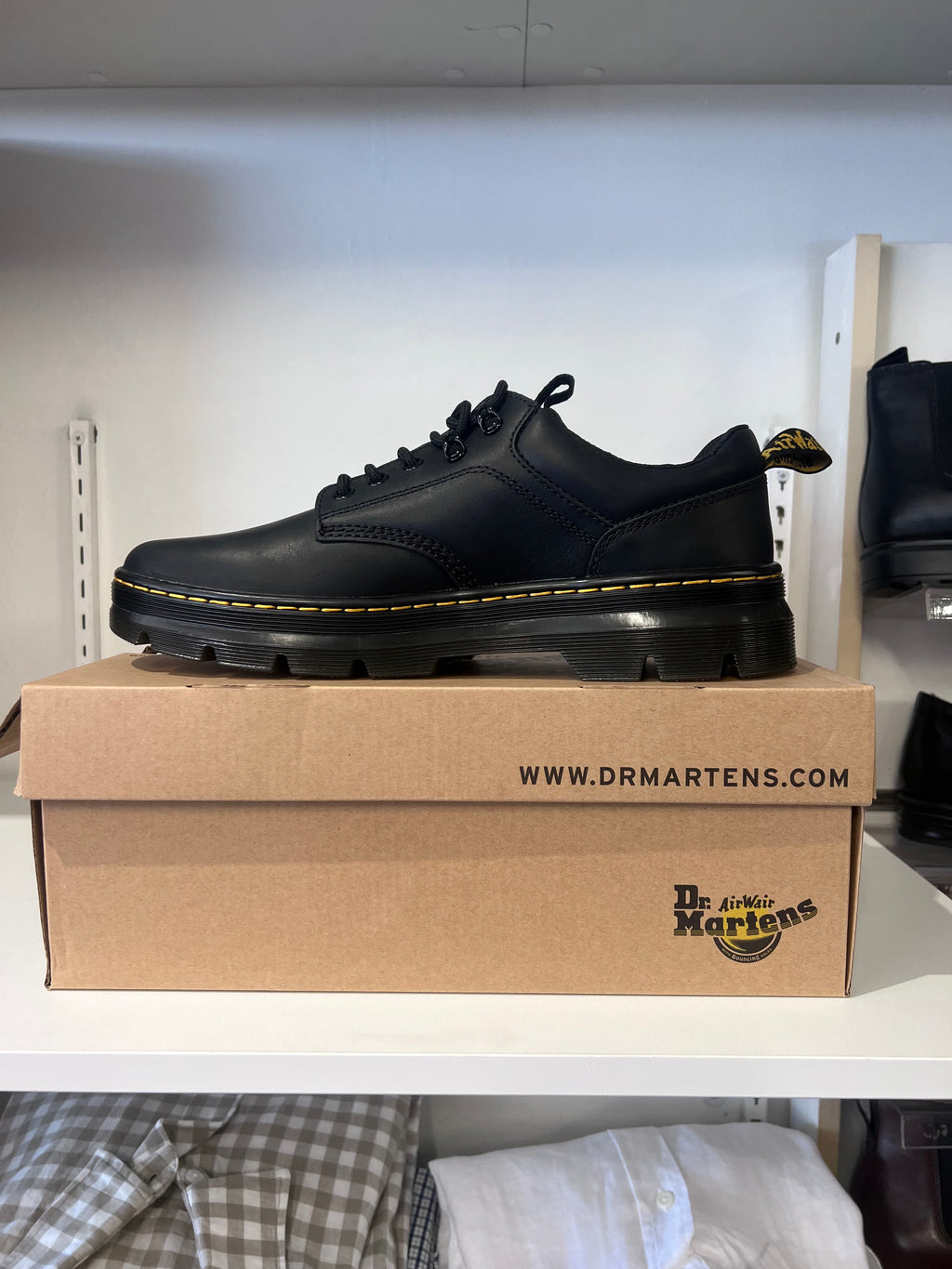 Dr. Martens Reeder Black Utility Shoe