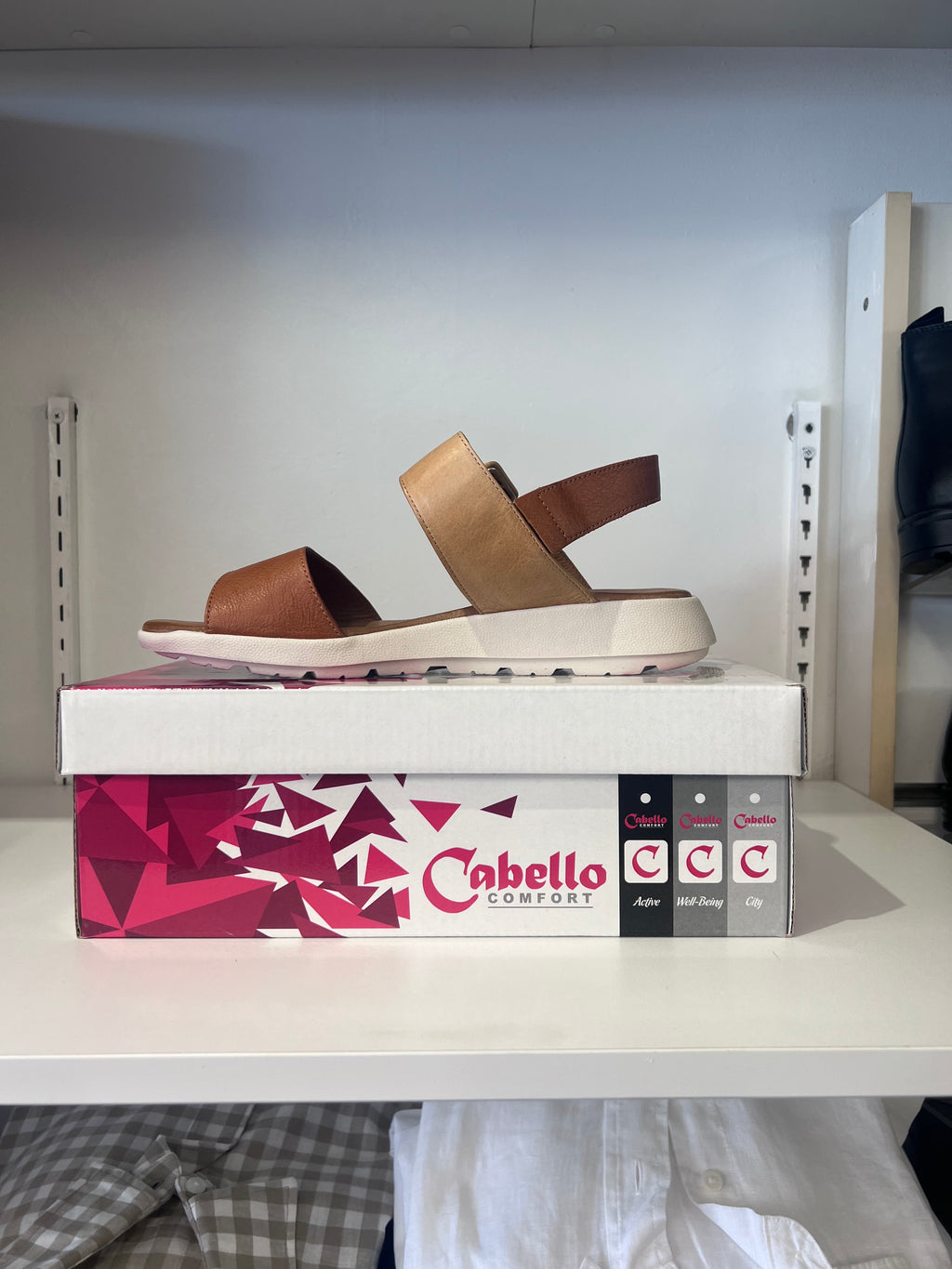 Cabello Women’s Sandal – Pepe Brown & Beige